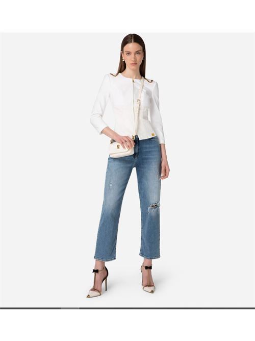 White jacket for women ELISABETTA FRANCHI | GI07236E2.360